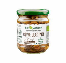 Bio Olive “Leccino” in olio 190 g