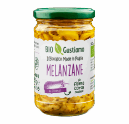 Bio Melanzane a filetti in olio 280 g