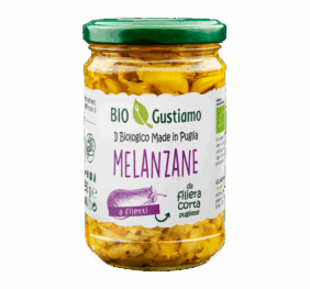 Bio Melanzane a filetti in olio 280 g