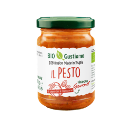 Bio Pesto di Peperoni e mandorle 130 g