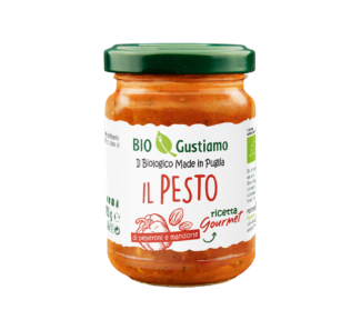 Bio Pesto di Peperoni e mandorle 130 g